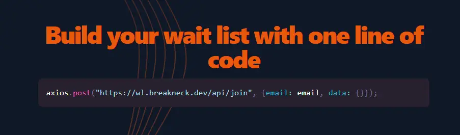 Breakneck Waitlist product image