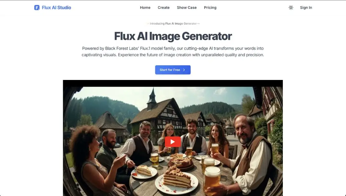 Flux AI Studio product image