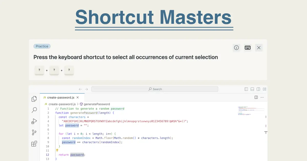Shortcut Masters product image