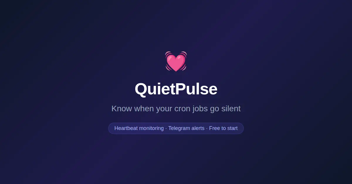 QuietPulse screenshot 1