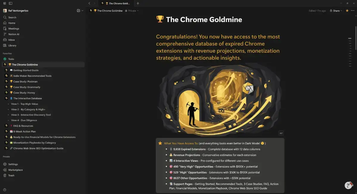 Chrome Goldmine screenshot 3