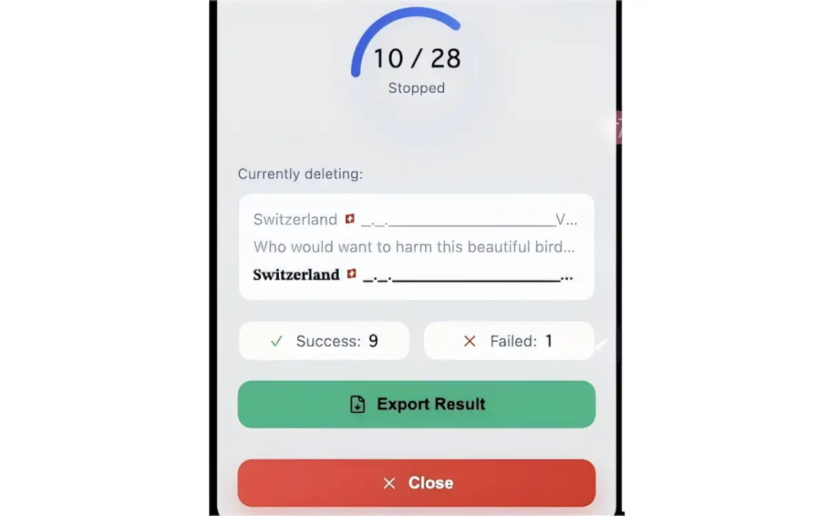 DeleteTik screenshot 3