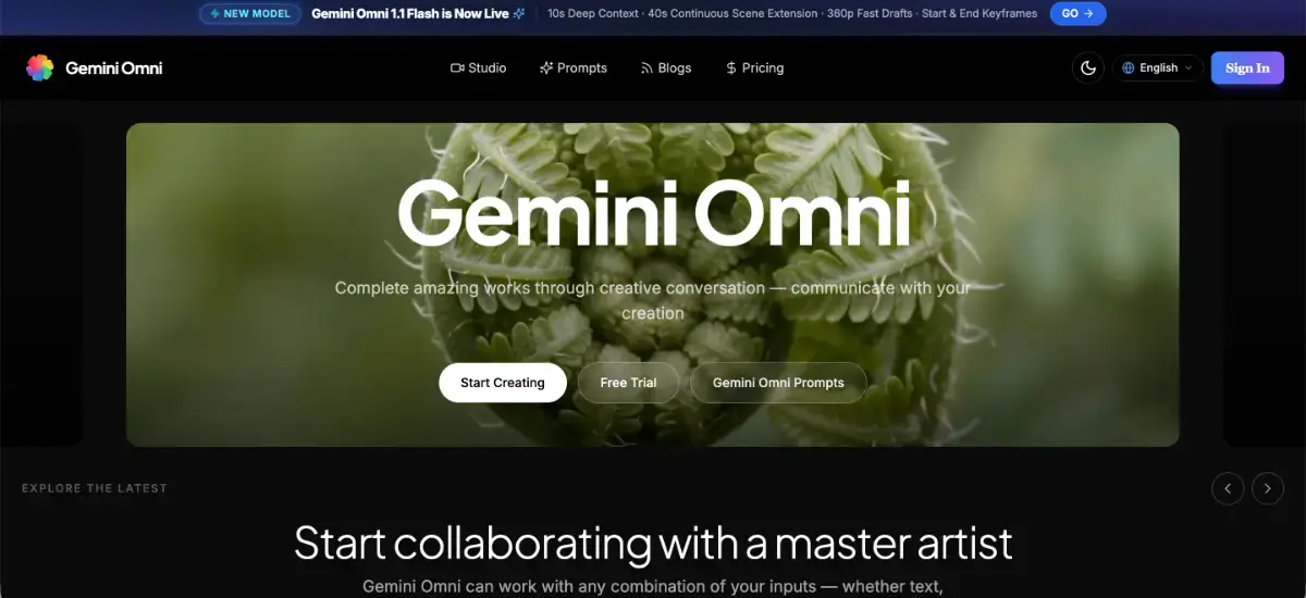 Gemini Omni screenshot 1