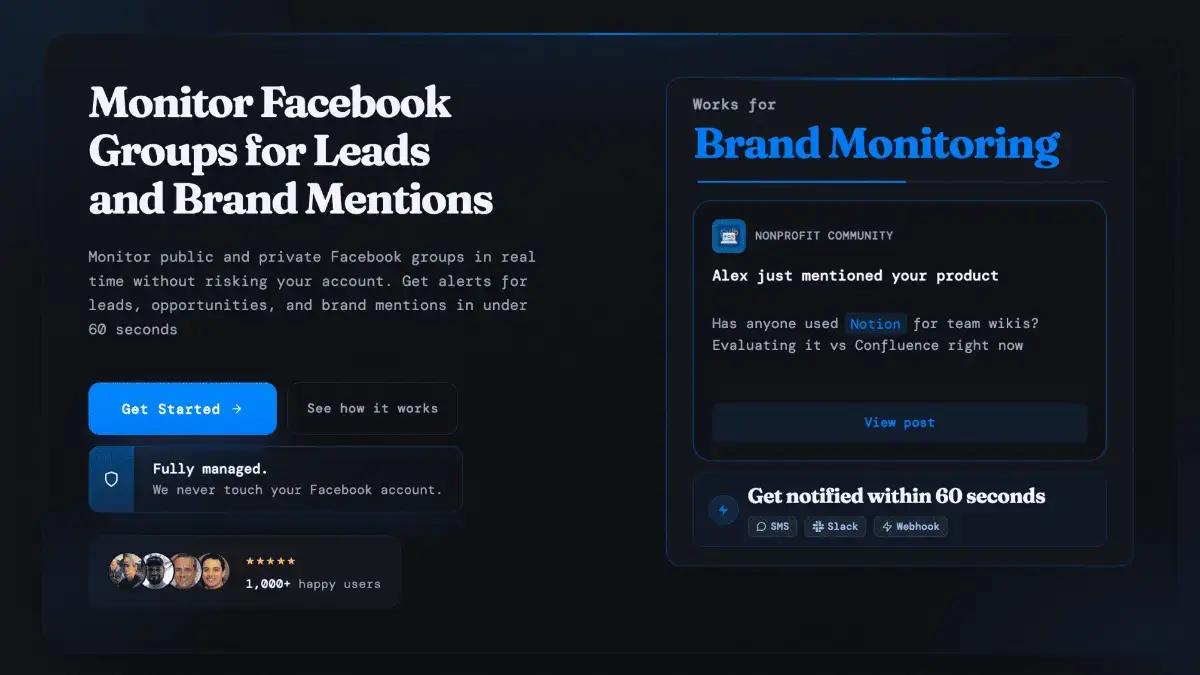 Groups Watcher screenshot 1