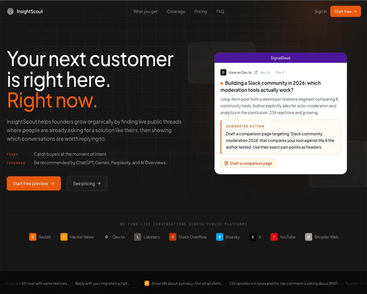 InsightScout screenshot 1