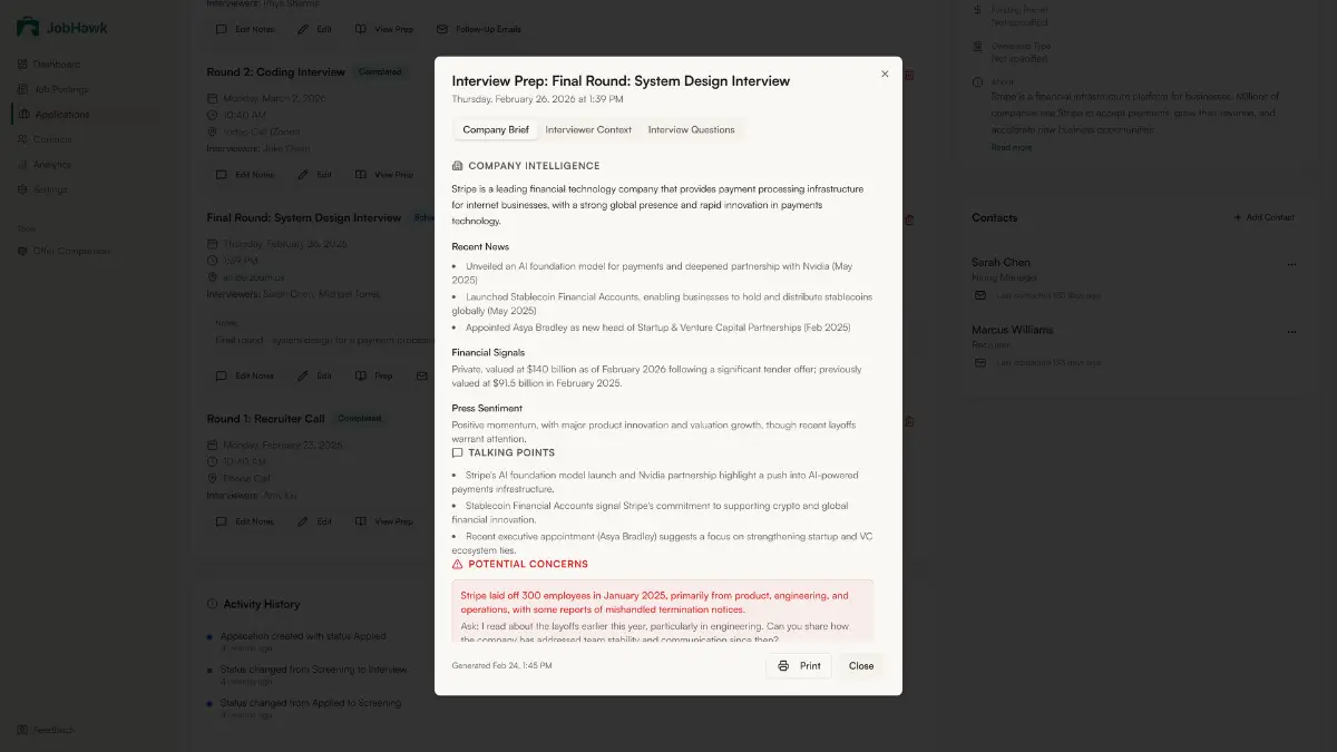 JobHawk screenshot 3