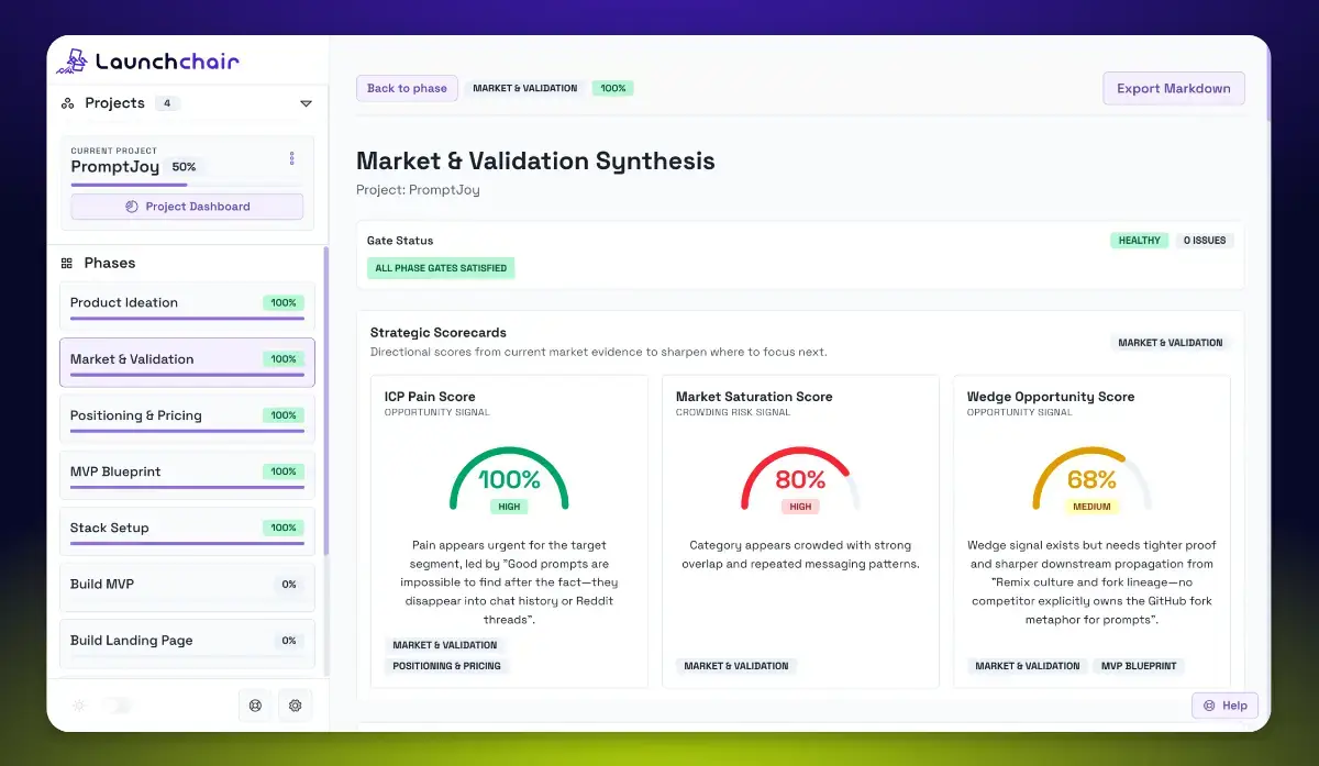 LaunchChair screenshot 1