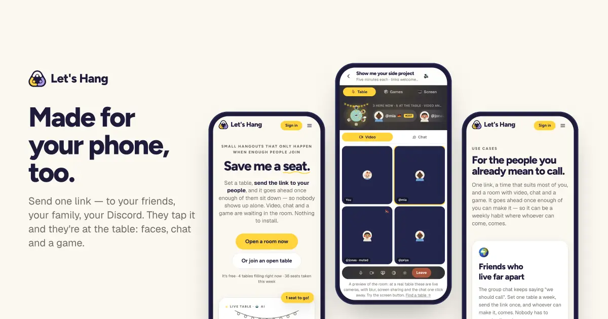 Let's Hang screenshot 4
