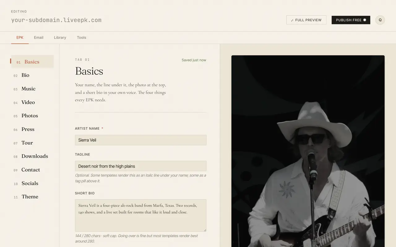 LiveEPK screenshot 2
