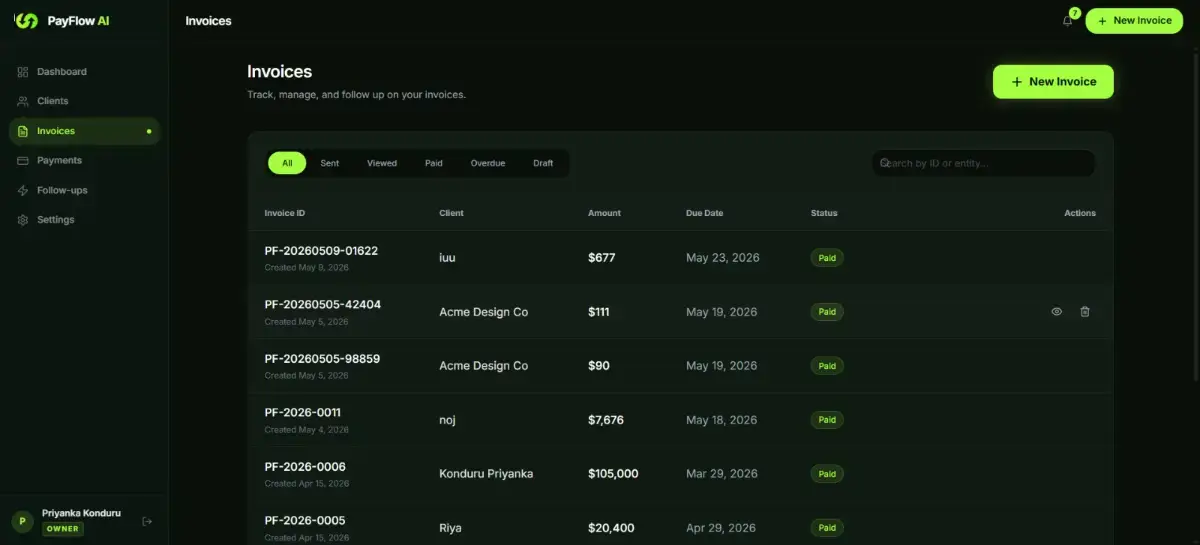 PayFlow AI screenshot 3