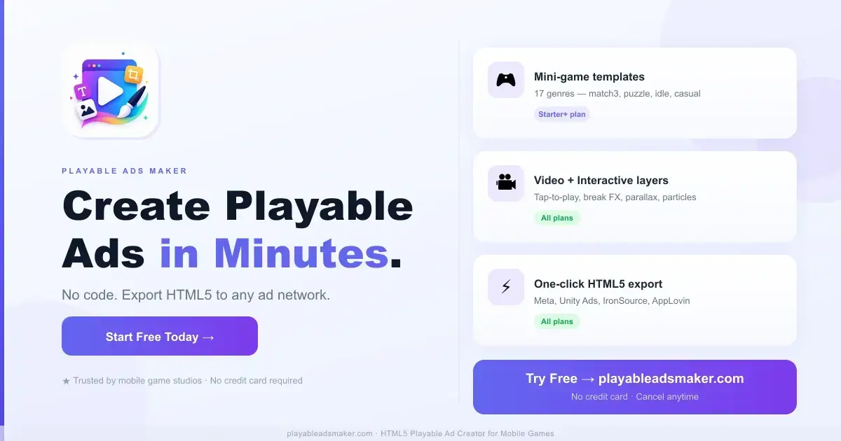 Playable Ads Maker product image