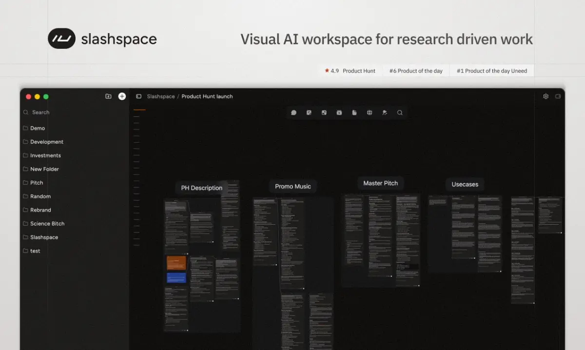 Slashspace AI screenshot 2