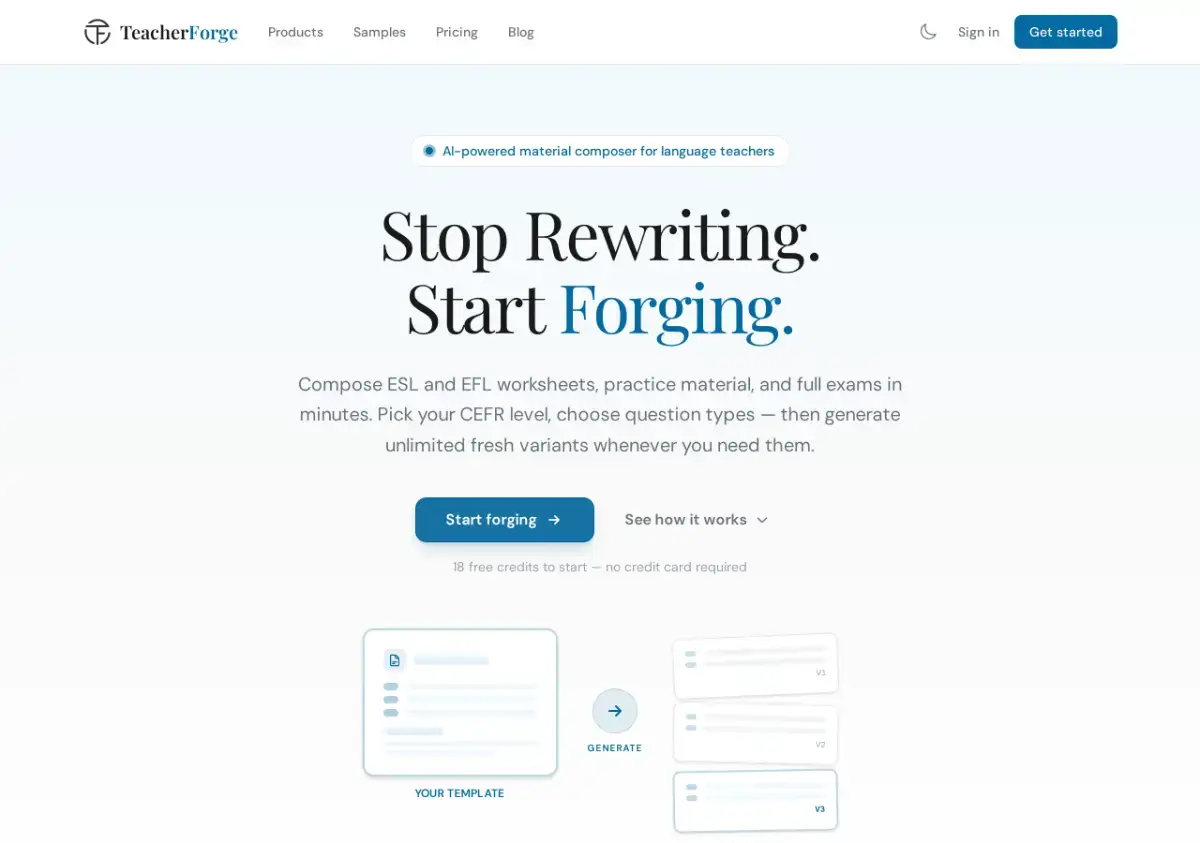 TeacherForge screenshot 2
