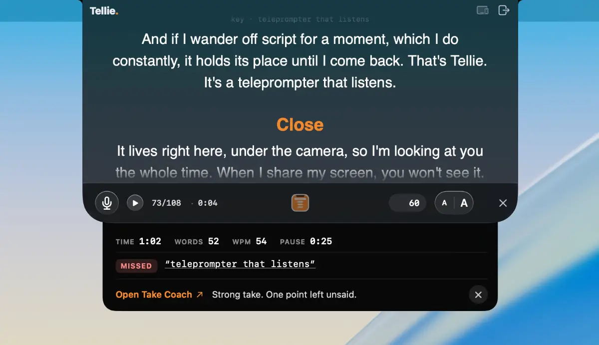 Tellie screenshot 4