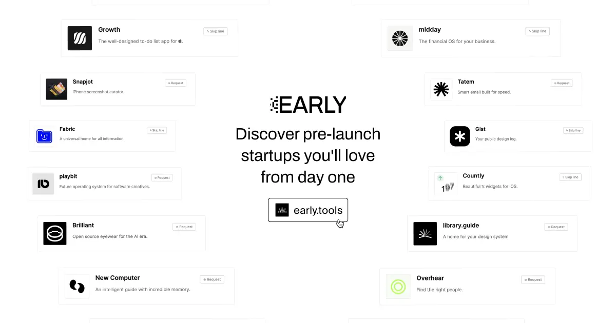 early.tools product image